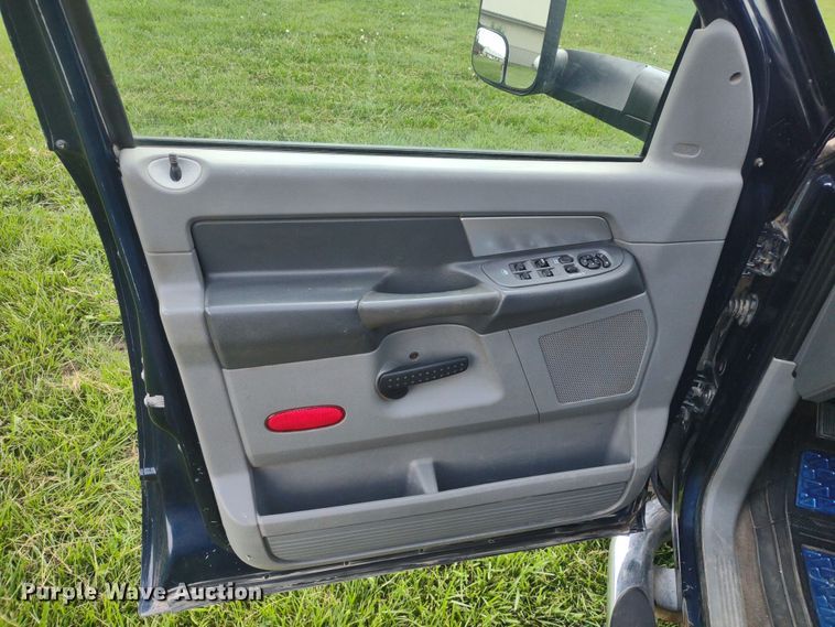 image for item LL9186 2009 Dodge Ram 3500HD  Quad Cab bale bed pickup truck