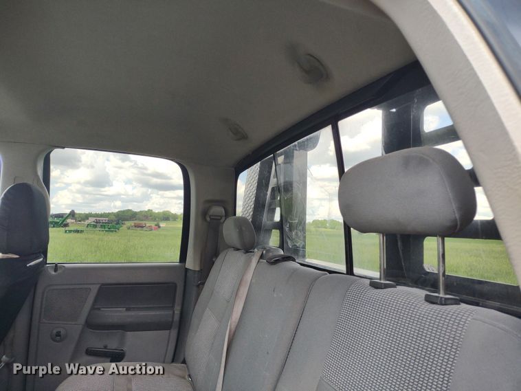 image for item LL9186 2009 Dodge Ram 3500HD  Quad Cab bale bed pickup truck