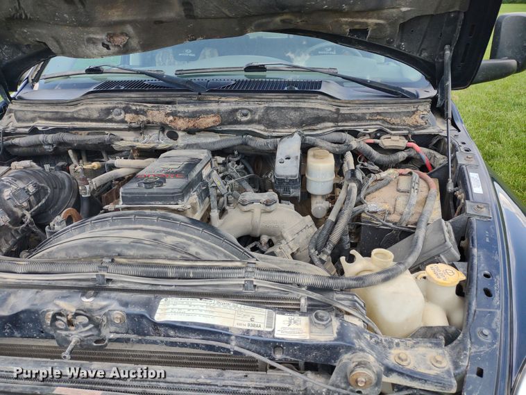 image for item LL9186 2009 Dodge Ram 3500HD  Quad Cab bale bed pickup truck