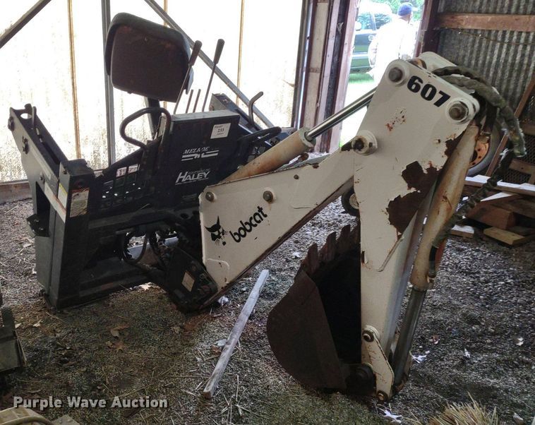 image for item LL9193 Bobcat 607  skid steer backhoe