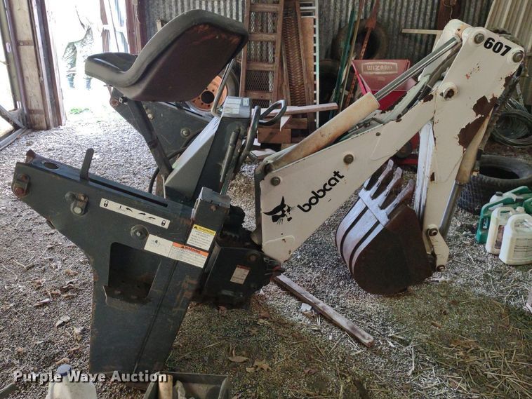 image for item LL9193 Bobcat 607  skid steer backhoe