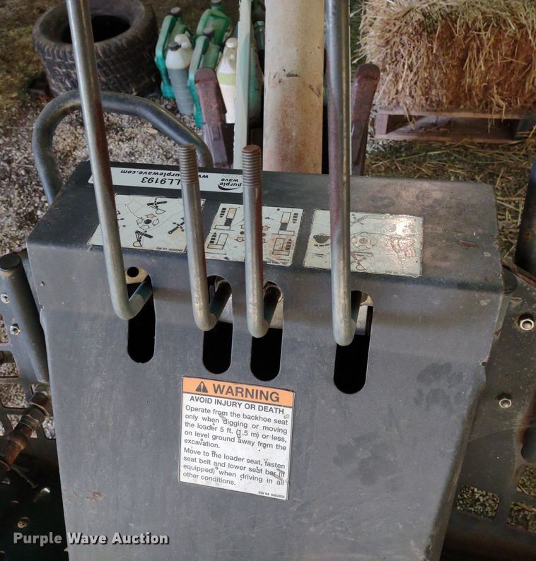 image for item LL9193 Bobcat 607  skid steer backhoe