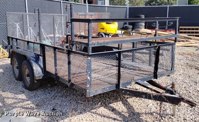 image for item LP9600 Shop built  utility trailer
