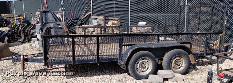 image for item LP9600 Shop built  utility trailer