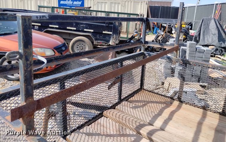 image for item LP9600 Shop built  utility trailer