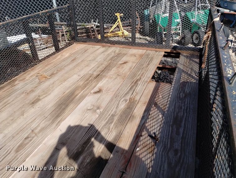 image for item LP9600 Shop built  utility trailer