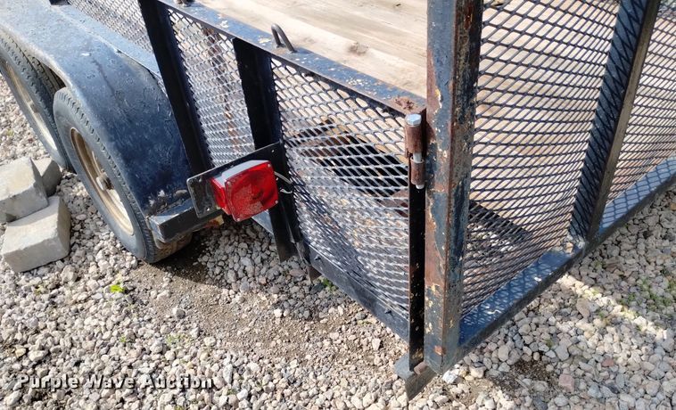 image for item LP9600 Shop built  utility trailer