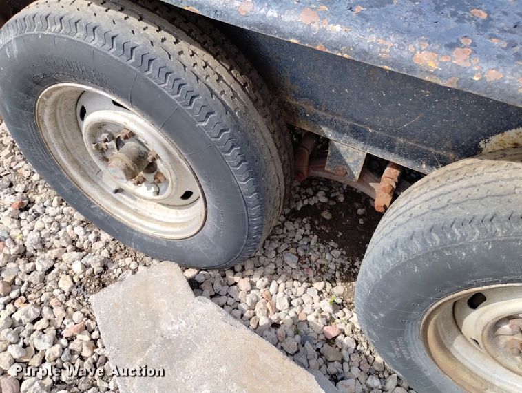 image for item LP9600 Shop built  utility trailer