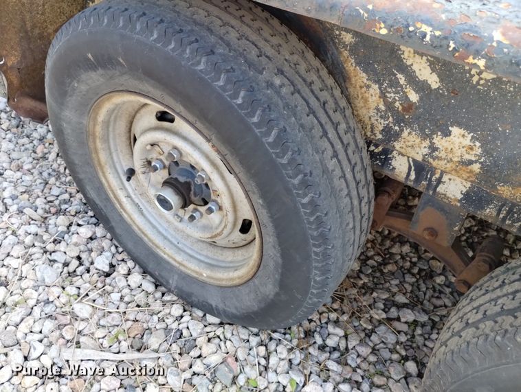 image for item LP9600 Shop built  utility trailer