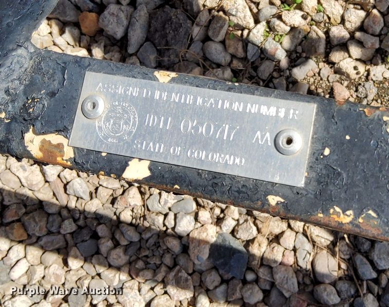 image for item LP9600 Shop built  utility trailer