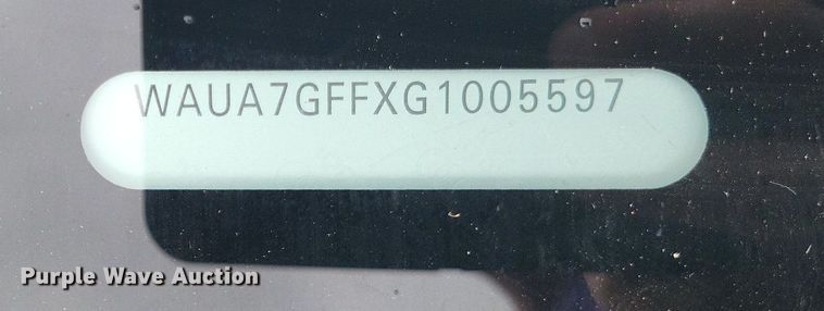 image for item LR9244 2016 Audi A3