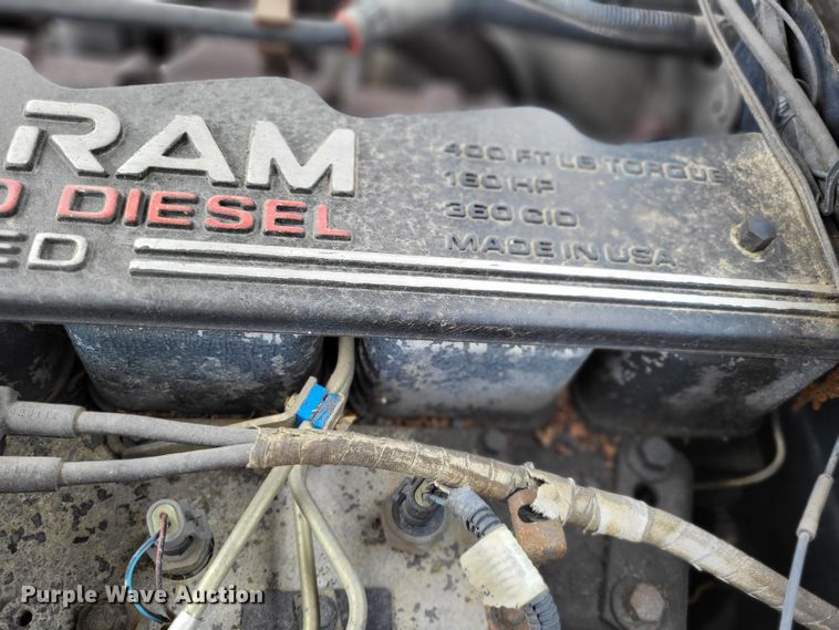 image for item LR9246 1992 Dodge Ram 350  Club Cab pickup truck