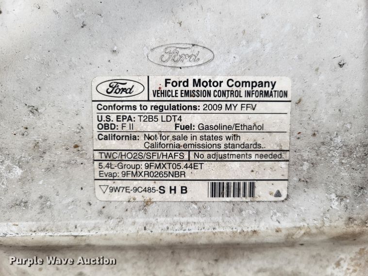 image for item LR9247 2009 Ford F150  SuperCab pickup truck