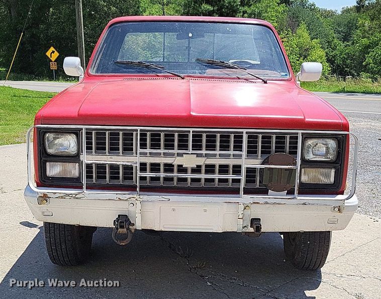 image for item LR9262 1985 Chevrolet D30 Military Postal Unit  pickup truck