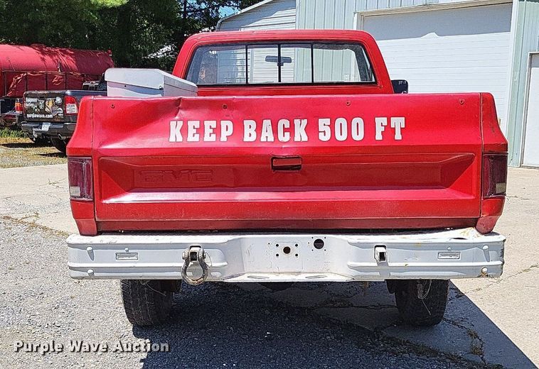 image for item LR9262 1985 Chevrolet D30 Military Postal Unit  pickup truck