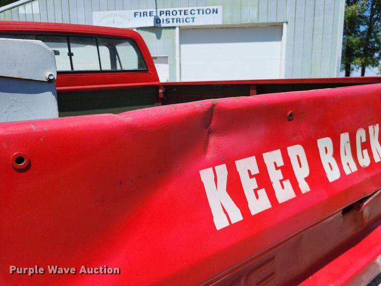 image for item LR9262 1985 Chevrolet D30 Military Postal Unit  pickup truck