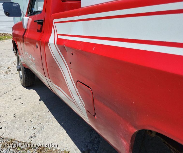 image for item LR9262 1985 Chevrolet D30 Military Postal Unit  pickup truck