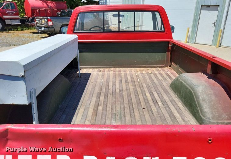 image for item LR9262 1985 Chevrolet D30 Military Postal Unit  pickup truck