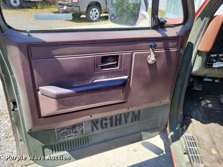 image for item LR9262 1985 Chevrolet D30 Military Postal Unit  pickup truck