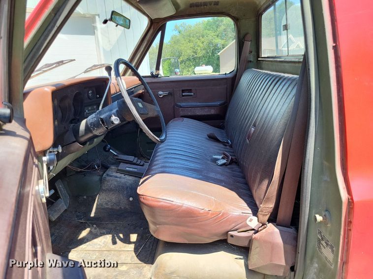 image for item LR9262 1985 Chevrolet D30 Military Postal Unit  pickup truck