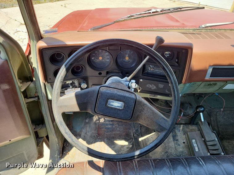 image for item LR9262 1985 Chevrolet D30 Military Postal Unit  pickup truck