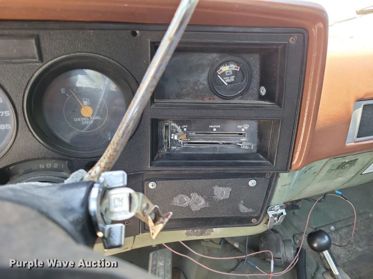 image for item LR9262 1985 Chevrolet D30 Military Postal Unit  pickup truck