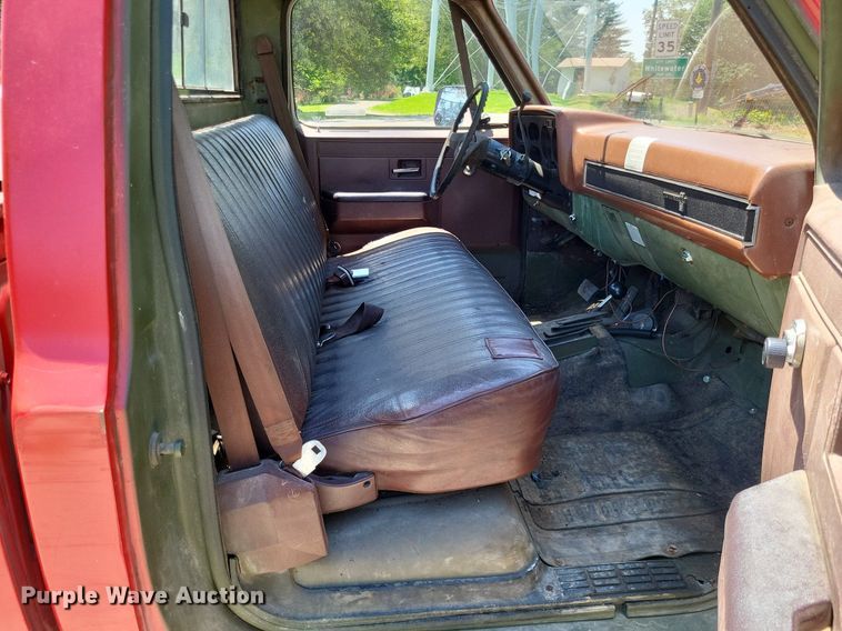 image for item LR9262 1985 Chevrolet D30 Military Postal Unit  pickup truck