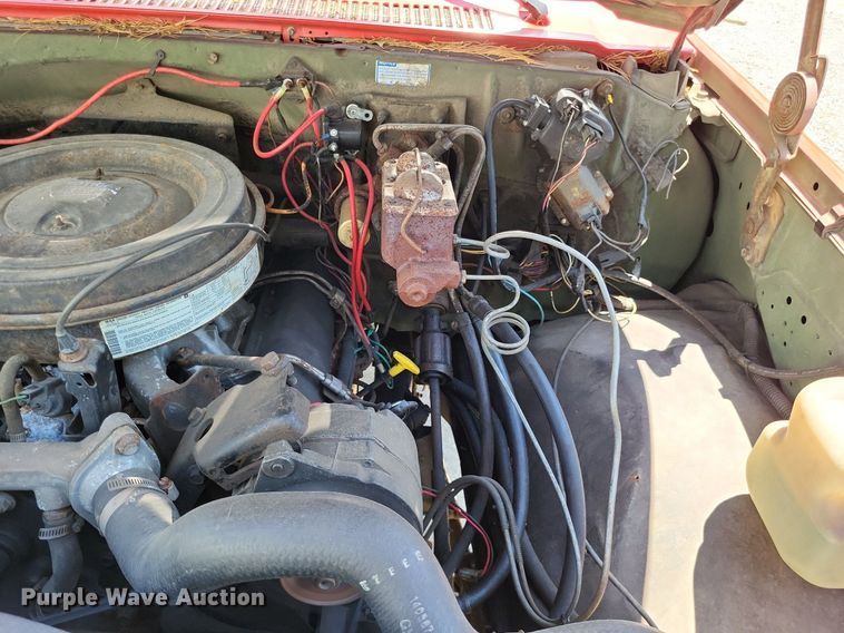 image for item LR9262 1985 Chevrolet D30 Military Postal Unit  pickup truck