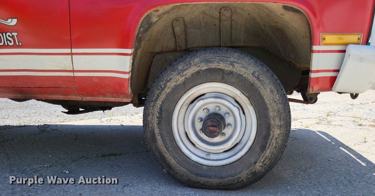 image for item LR9262 1985 Chevrolet D30 Military Postal Unit  pickup truck