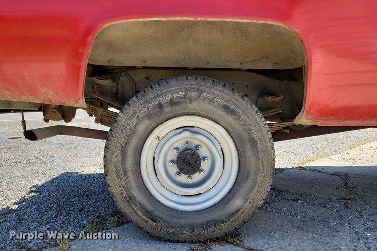 image for item LR9262 1985 Chevrolet D30 Military Postal Unit  pickup truck