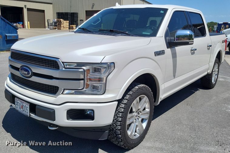 image for item LR9281 2018 Ford F150 Platinum  SuperCrew pickup truck