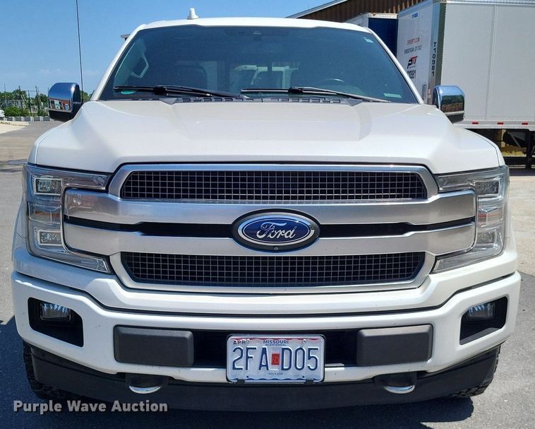 image for item LR9281 2018 Ford F150 Platinum  SuperCrew pickup truck