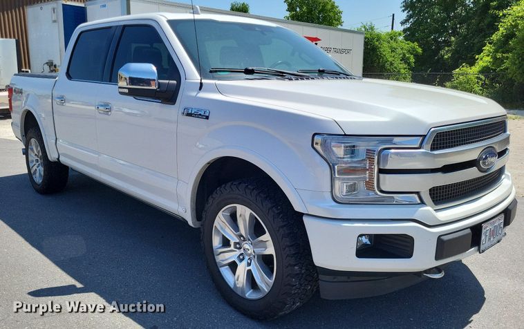 image for item LR9281 2018 Ford F150 Platinum  SuperCrew pickup truck