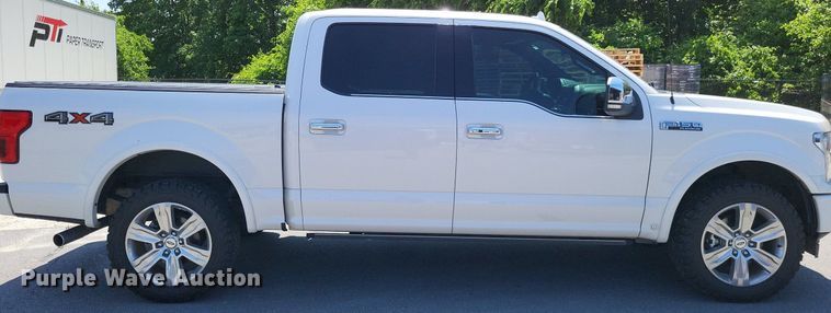 image for item LR9281 2018 Ford F150 Platinum  SuperCrew pickup truck