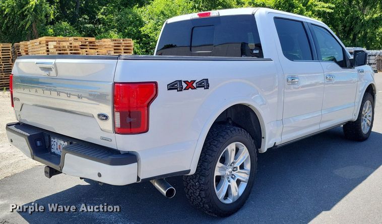 image for item LR9281 2018 Ford F150 Platinum  SuperCrew pickup truck