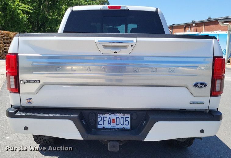 image for item LR9281 2018 Ford F150 Platinum  SuperCrew pickup truck