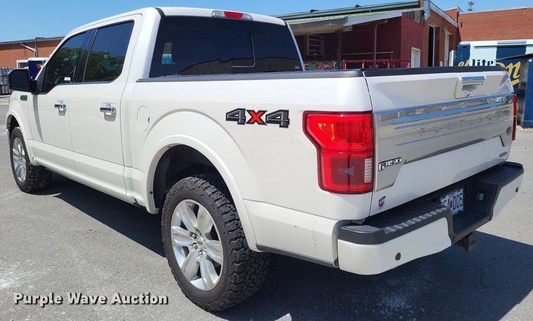 image for item LR9281 2018 Ford F150 Platinum  SuperCrew pickup truck
