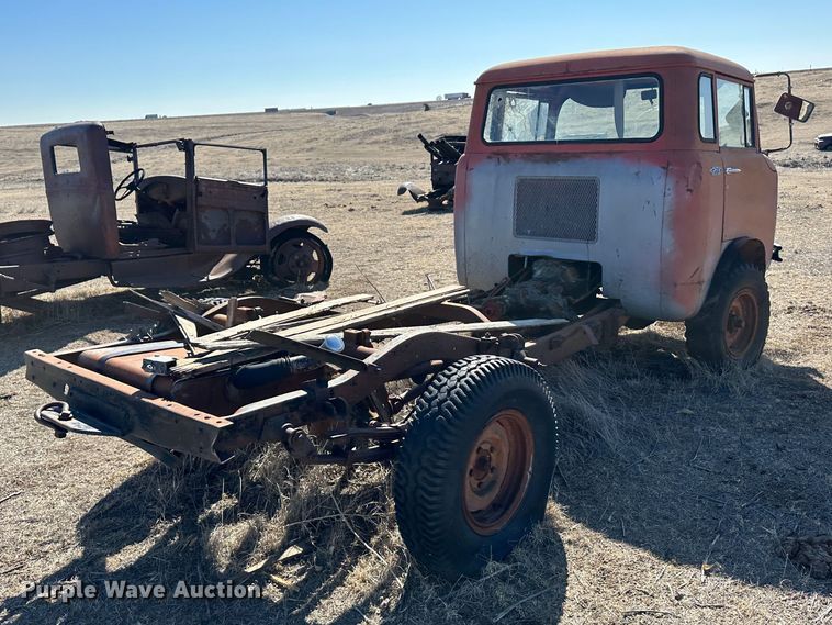 image for item LT9127 1958 Willy's Jeep  pickup truck cab and chassis