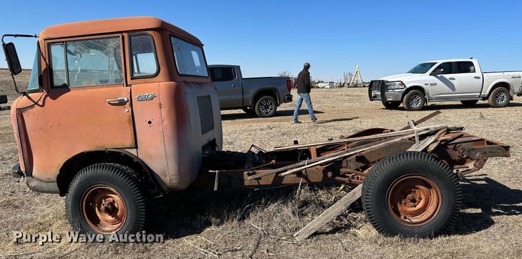 image for item LT9127 1958 Willy's Jeep  pickup truck cab and chassis