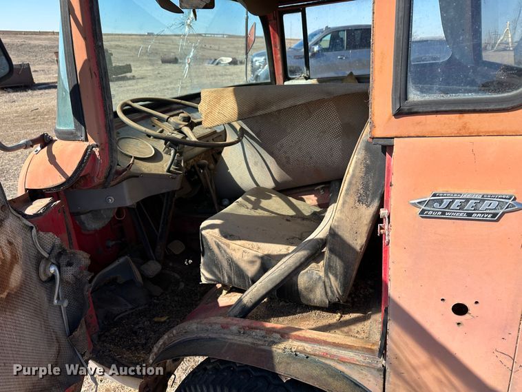 image for item LT9127 1958 Willy's Jeep  pickup truck cab and chassis