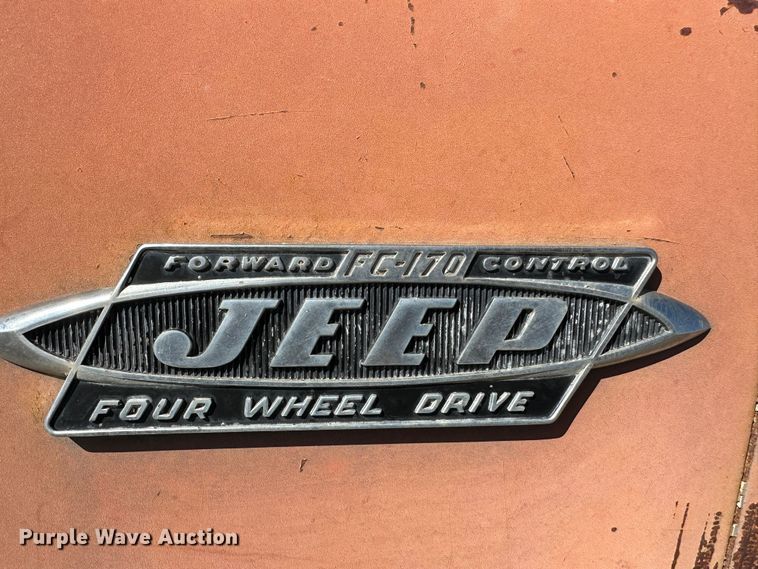 image for item LT9127 1958 Willy's Jeep  pickup truck cab and chassis