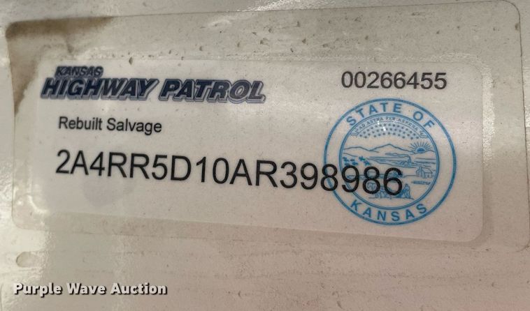 image for item LT9592 2010 Chrysler Town & Country  van