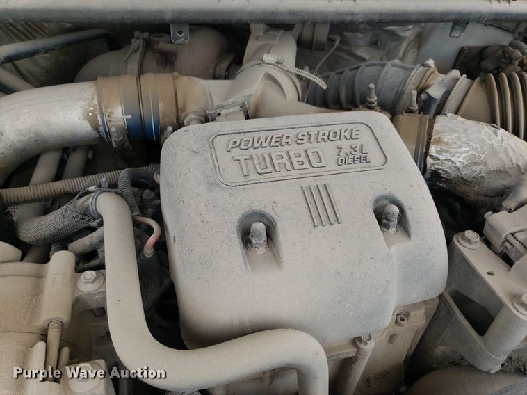 image for item LT9743 1999 Ford F350 Super Duty  SuperCab utility bed pickup truck