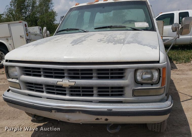 image for item LT9748 1994 Chevrolet K3500  Crew Cab utility bed pickup truck