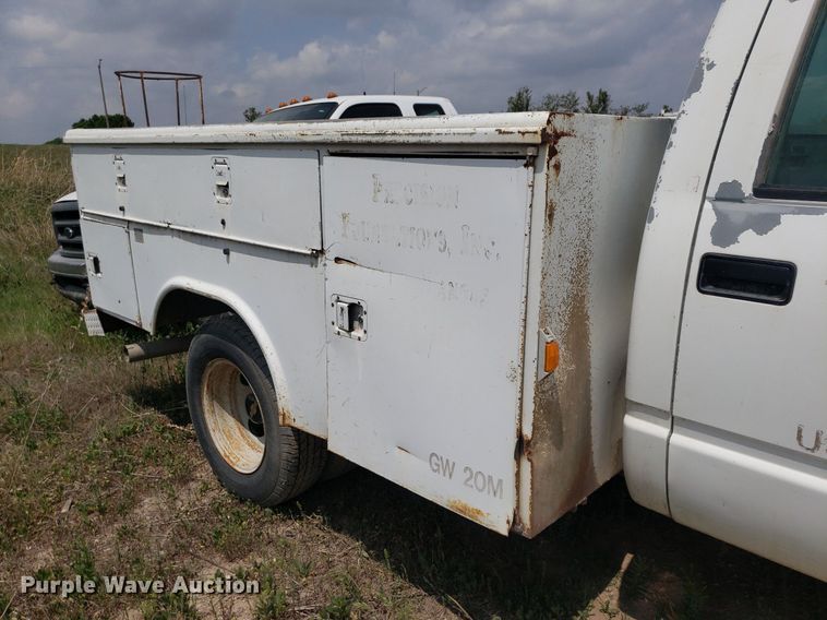 image for item LT9748 1994 Chevrolet K3500  Crew Cab utility bed pickup truck