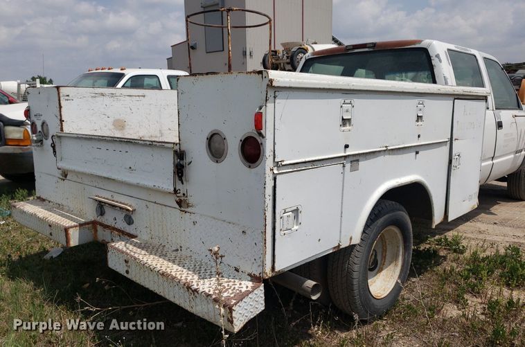 image for item LT9748 1994 Chevrolet K3500  Crew Cab utility bed pickup truck