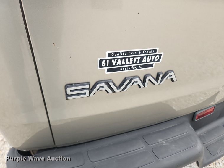 image for item LX9557 2002 GMC Savana G1500  van