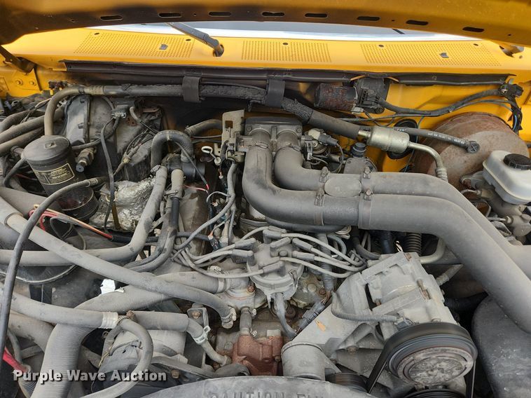 image for item LX9576 1993 Ford F250 XL  dump flatbed pickup truck