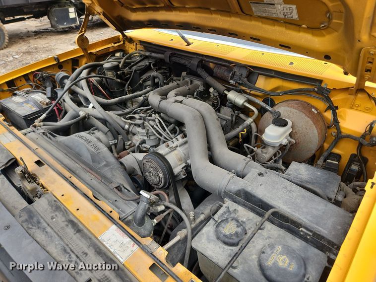 image for item LX9576 1993 Ford F250 XL  dump flatbed pickup truck