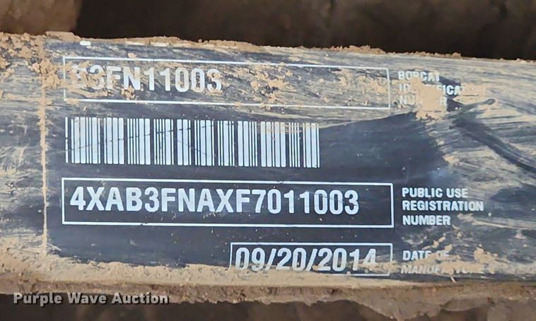 image for item LX9605 2015 Bobcat 3400XL  utility vehicle